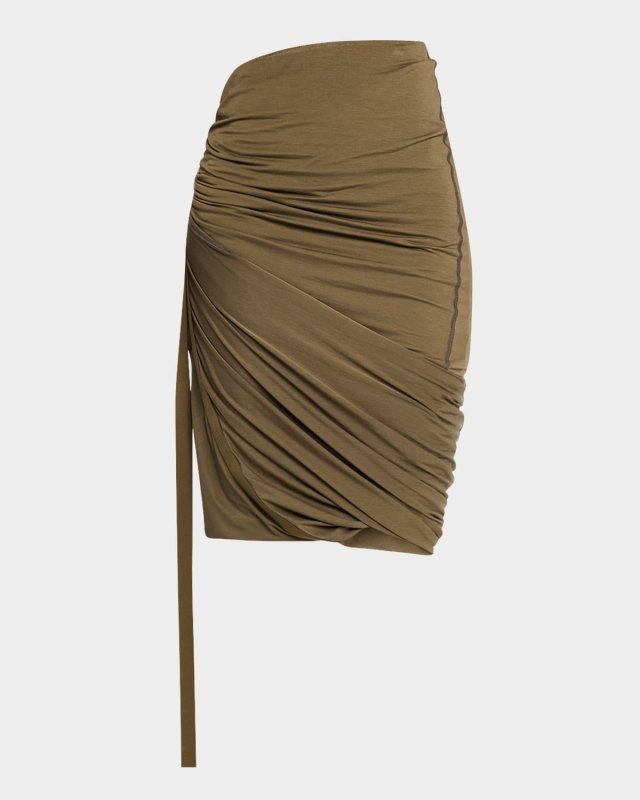 Ruched Soft Cloud Skirt
